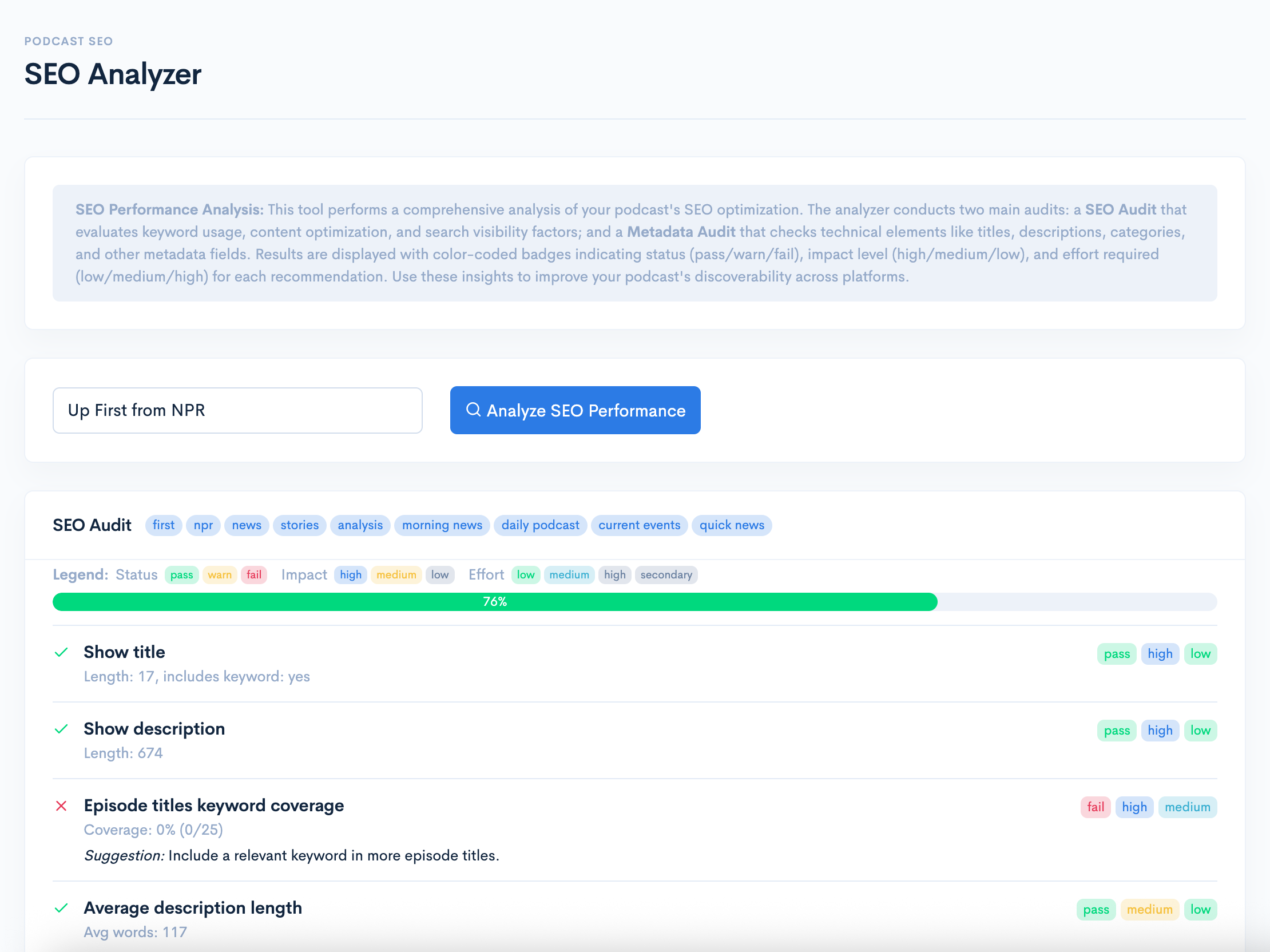 SEO Analyzer